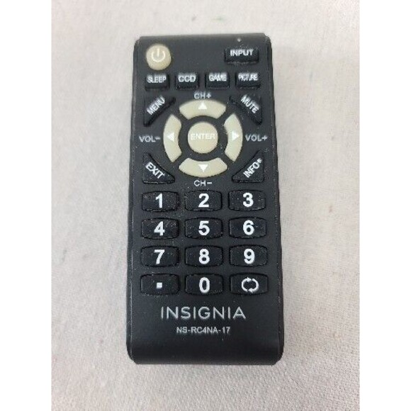 Genuine Original OEM Insignia NS-RC4NA-17 LCD LED TV Remote Control TESTED - Picture 1 of 3
